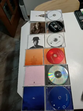 Lote 6 CDs: Juana, Miguel Bosé, Paloma San Basilio