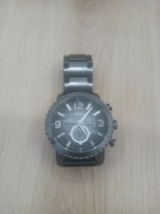 Reloj Fossil Negro y Plateado