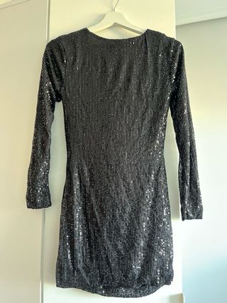 Vestido Pura Vida Clothes lentejuelas negro