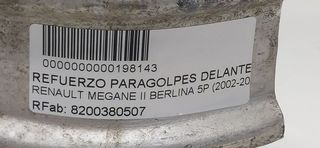 REFUERZO PARAGOLPES DELANTERO RENAULT MEGANE II BERLINA 5P (2002-2009) Confort Authentique