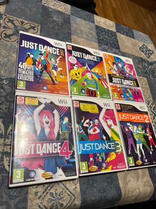 Lote 6 Juegos Just Dance Wii