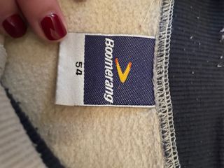 Sudadera Boomerang Beige y Negra Hombre