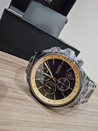 Reloj Hugo Boss Negro y Dorado