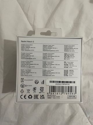 Reloj Xiaomi Redmi Watch 5 Negro