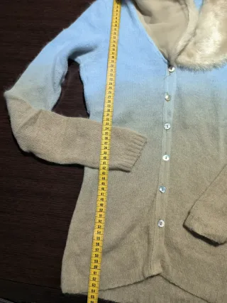 Bellissimo maglione donna vintage angora lana