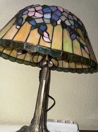 Lampada Tiffany in Cristallo e Metallo