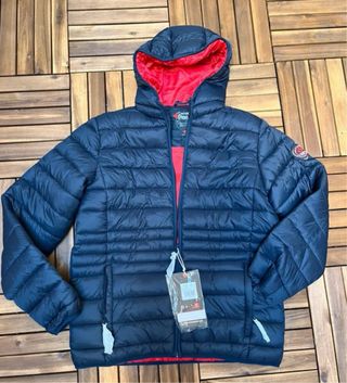 Chaqueta Canadian Peak azul y roja