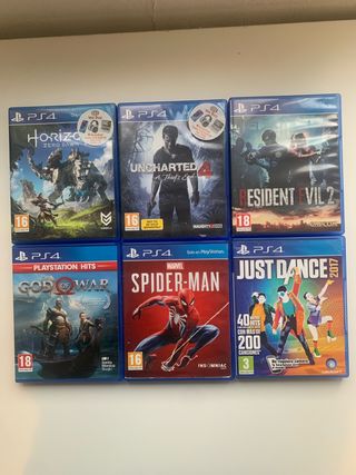 Lote Juegos PS4