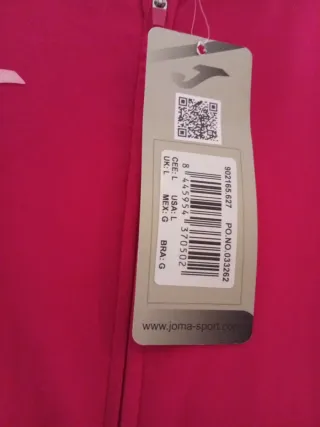 Vestido Joma Pádel Rosa Talla L