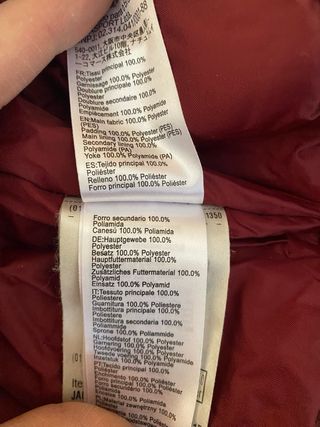 Abrigo Quechua chica 14 años XL multicolor