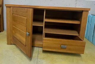 Mesa TV Madera Natural Cerezo