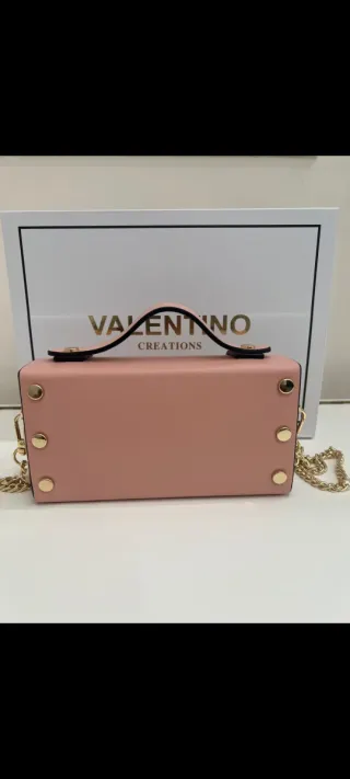 Borsa Valentino nuova rosa e oro