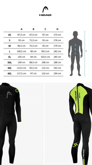 Traje Neopreno HEAD Multideportes L