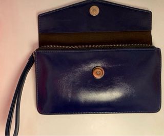 Borsa a mano Prada blu navy