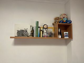 Cama nido juvenil y estanteria