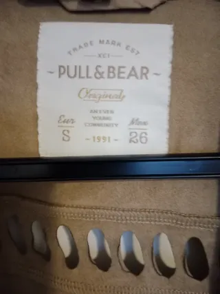 Chaleco Pull&Bear antelina flecos talla única