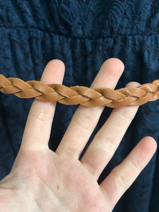 Vestido corto encaje azul marino