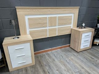 CABECERO KIARA + MESITAS DE NOCHE
