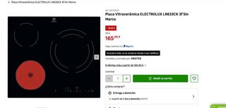 Placa de cocción Electrolux LR633CK