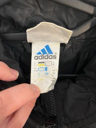 Chaqueta Adidas Vintage Talla M Negra