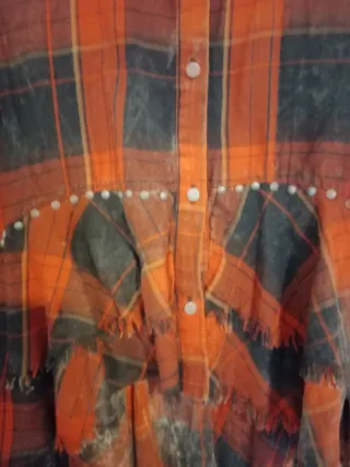 Camisa cuadros roja y negra