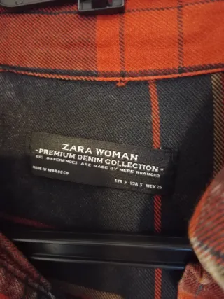 Camisa cuadros roja y negra