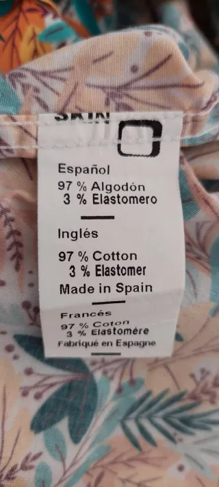 Camisa estampada Yellow Skin Talla M