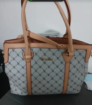 Borsa Coveri Beige Mano/Tracolla Nuova