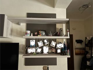 Mueble TV salón marrón topo/gris precio negociable