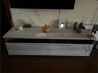 Mueble TV salón marrón topo/gris precio negociable