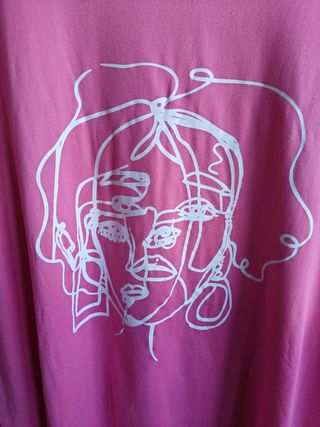 T-shirt Oversize Rosa