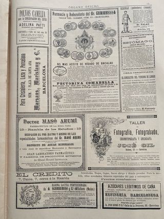 Periódico oficial Exposición Barcelona 1887