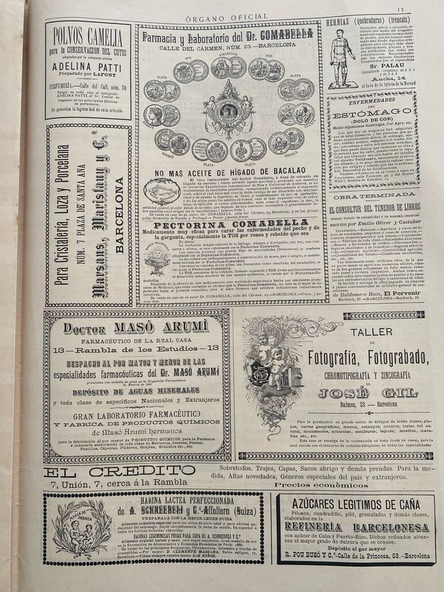 Periódico oficial Exposición Barcelona 1887