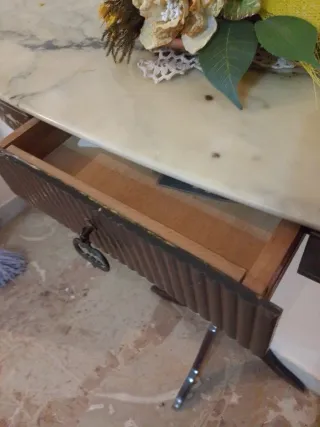 Mobile Ingresso Vintage Marmo e Legno