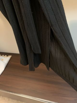 Vestito Shein tg XS maglia nera coste