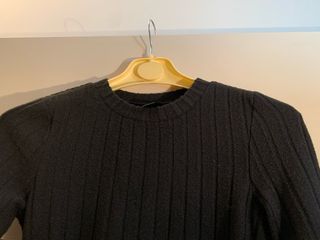 Vestito Shein tg XS maglia nera coste