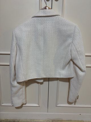 Blazer Zara Blanco Talla M