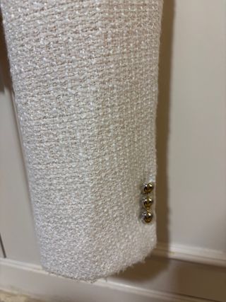 Blazer Zara Blanco Talla M