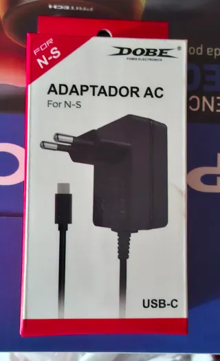 Nintendo switch lite y oled cargador nuevo