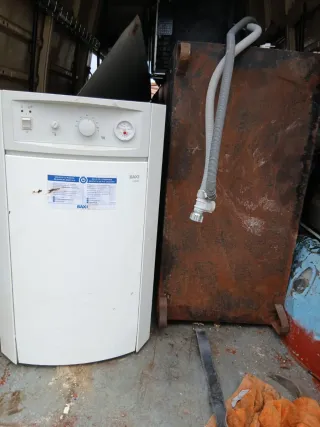 Caldera antigua oxidada