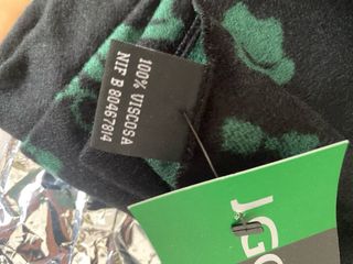 Bufanda reversible hombre estampada