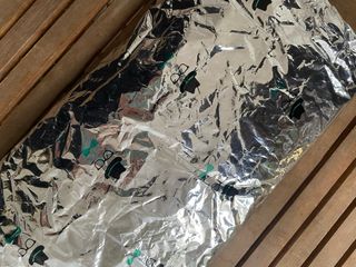 Bufanda reversible hombre estampada