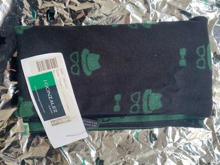 Bufanda reversible hombre estampada