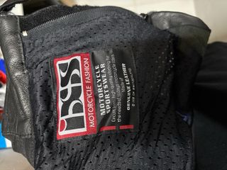 Traje de moto cuero 2 piezas Ixs.