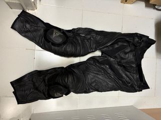 Traje de moto cuero 2 piezas Ixs.