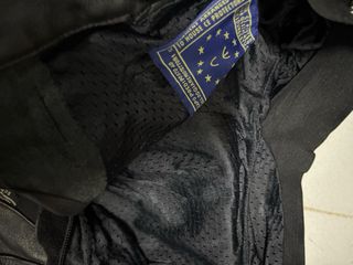 Traje de moto cuero 2 piezas Ixs.