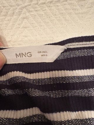 Camiseta Mango rayas manga larga