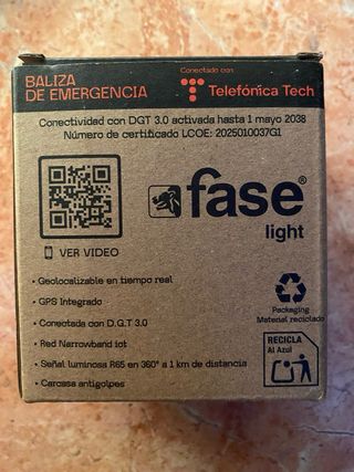 Baliza de Emergencia Fase SOS Alert