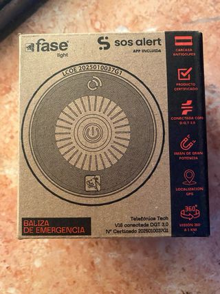 Baliza de Emergencia Fase SOS Alert