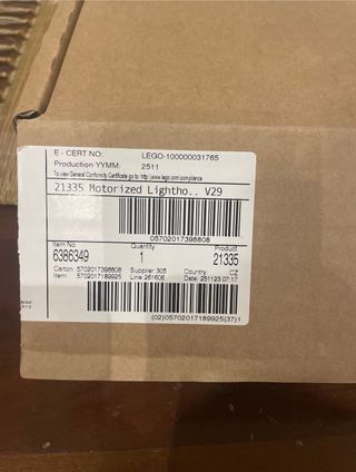 Lego 21335 Farol Motorizado Novo